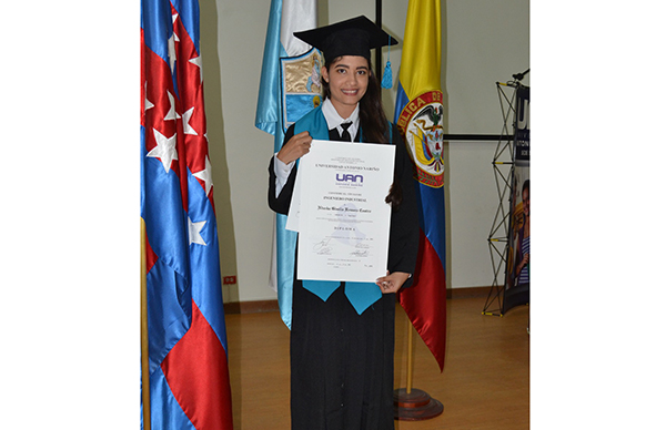 La graduada en Ingeniería Industrial Niurka Romero. 