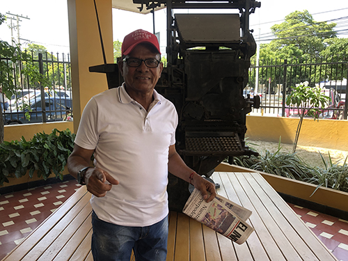 William De La Hoz, estuvo de visita en las instalaciones de EL INFORMADOR.