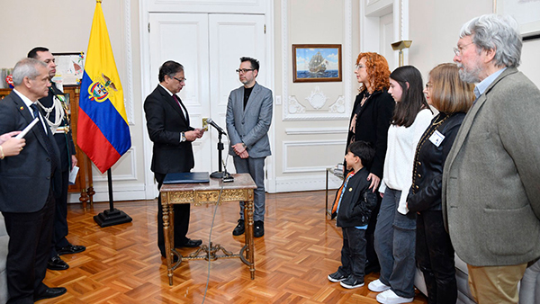 Juan David Correa buscará fortalecer la participación del Ministerio de Cultura en la construcción de la Paz Total.
