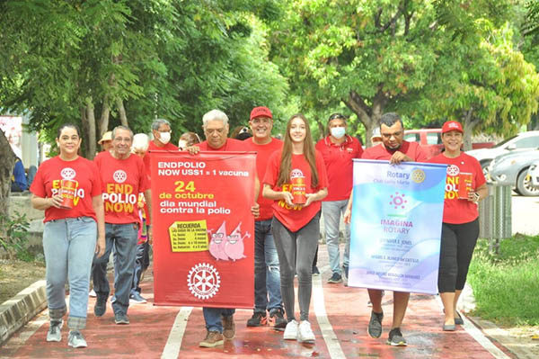 Rotary Internacional es el líder mundial de la campaña contra la poliomielitis.