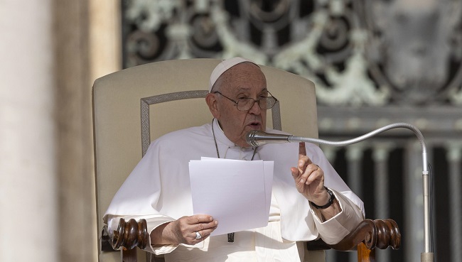 Papa Francisco en la audiencia general