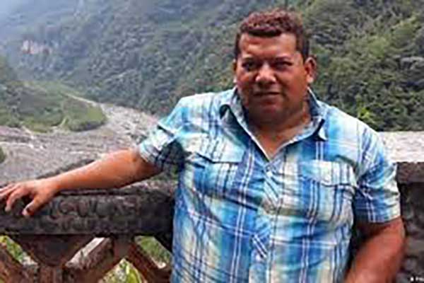 Lerber Dimas, antropólogo en la Universidad del Magdalena y defensor de Derechos Humanos.