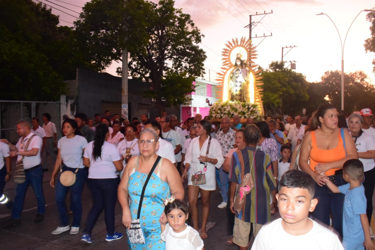 Celebración de la Virgen del Carmen en Santa Marta