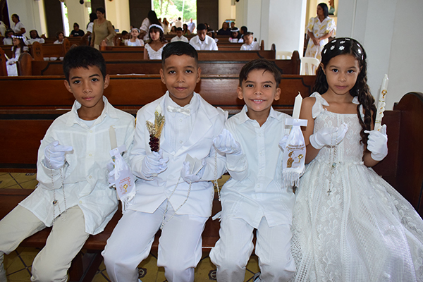 Aicardo Rueda; Tiago Sánchez; Esteban De Horta y Scarleth Devia.