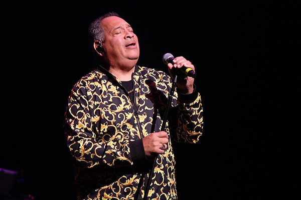 El cantante puertorriqueño en uno de sus conciertos.  
