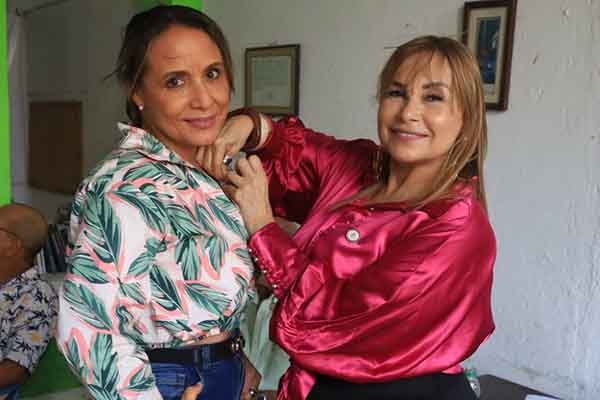 La periodista y abogada Olga Mora compartió este espacio con la presidenta Patricia García en un emotivo encuentro.