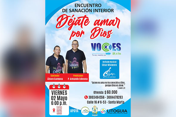 Este importante evento religioso, pretende brindar el espacio para aquellos fieles que deseen escuchar la experiencia del Padre Armando Echeona.