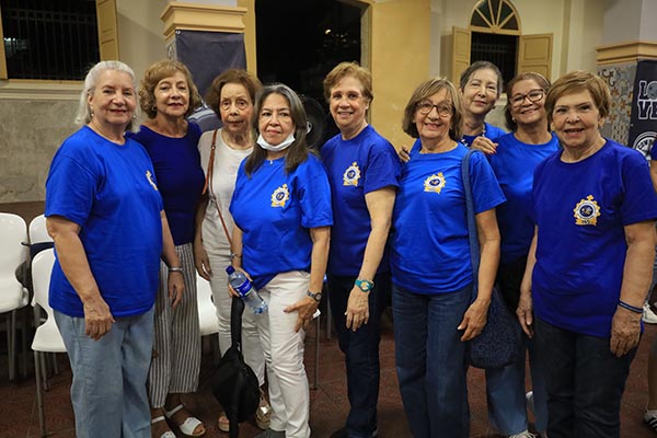 Promoción de 1970, Marta Ceballos, Soledad Cuello, María Cristina Abello, Belinda Johnson, Carmen Campo, Catalina Fabris, Eva Cecilia Gómez, Matilde Gómez, Cecilia Gómez.  Foto derechos reservados / EL INFORMADOR 