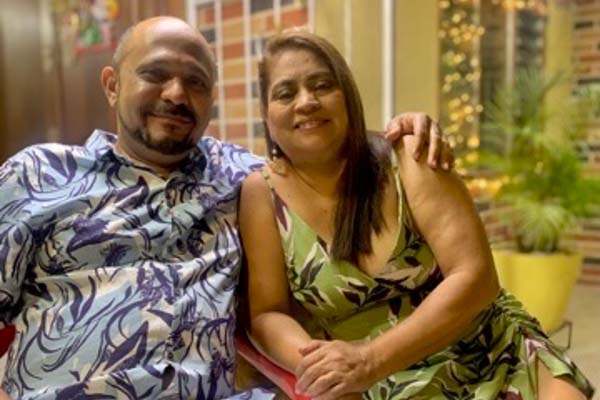 Jhonny Javier Torres’ y ‘Ruth Cuenta’. Foto: Cortesía  El amor como amistad eterna
