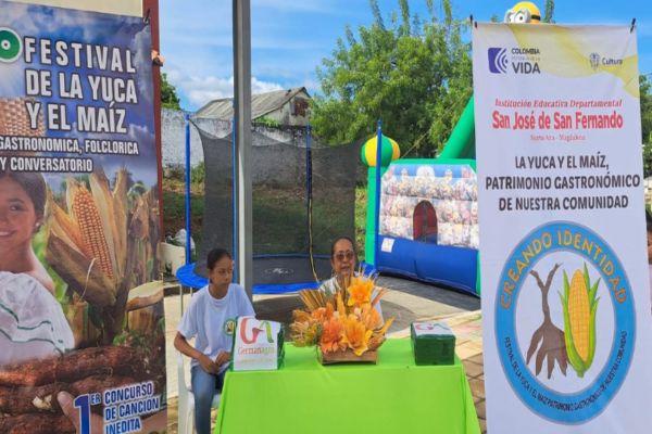 Festival de la Yuca y el Maíz realizado en el corregimiento de San Fernando, en el municipio de Santa Ana, Magdalena. Foto cortesía Martín Medina 
