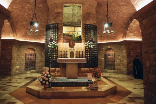 Tumba de San Francisco de Asís. | Crédito: Oficina de Prensa del Sagrado Convento