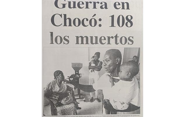De esta forma EL INFORMADOR, registró el 3 de mayo de 2002la tragedia en el municipio de Bojayá. Foto derechos reservados EL INFORMADOR De esta forma EL INFORMADOR, registró el 3 de mayo de 2002la tragedia en el municipio de Bojayá. Foto derechos reservados EL INFORMADOR