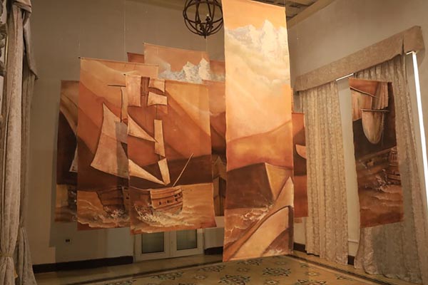 Obra “Gonawindúa”, del artista colombiano Perkys, invitado por la CAF – Banco de Desarrollo de América Latina y el Caribe. Foto derechos reservados EL INFORMADOR 