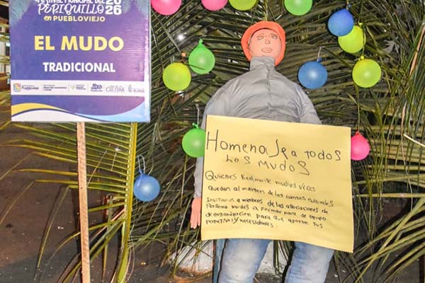 El Festival de Periquillos continúa desarrollándose como un escenario de celebración y expresión cultural, donde se resalta la riqueza folclórica de Puebloviejo. Foto Alcaldía de Puebloviejo
