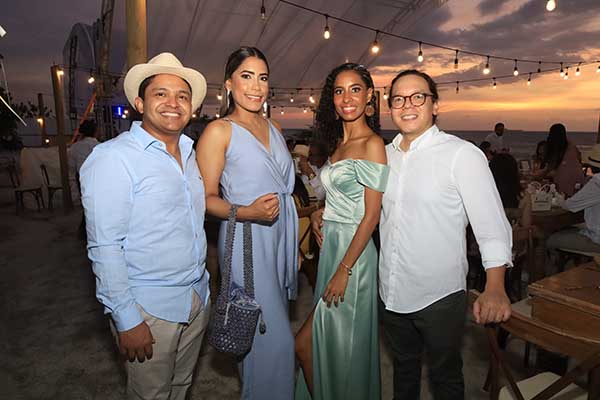 Gelber Ojeda, Elvis Castellón, Dilia Romero y Jorge Lozano