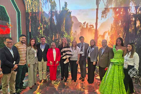 Inauguración Stand del departamento del Magdalena con la presencia Paula Cortés, Presidenta Ejecutiva; Jacqueline Vives, Presidenta Anato Caribe; Luis Dávila Vice Presidente ProColombia; Margarita Guerra, Gobernadora del Departamento del Magdalena y Carlos Martin Reyes Director Ejecutivo Anato Caribe, entre otros.