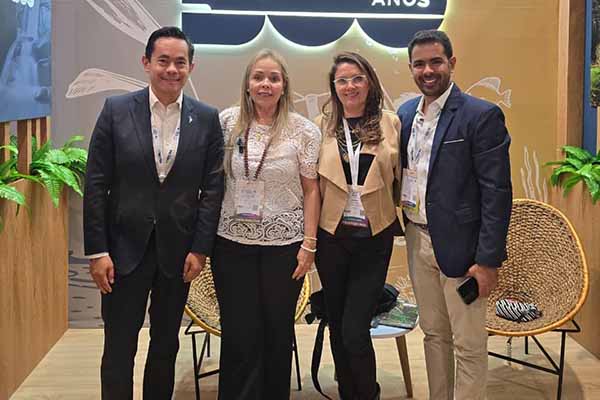 Reunión de conectividad aérea con, Copa Diego Bermúdez, Director de Ventas para Colombia; Paola Castaño, Regional Costa Caribe; Jacqueline Vives, Presidenta de Anato Caribe y Luis Ángel Reyes, Sub director de Promoción de Turismo de Santa Marta. 