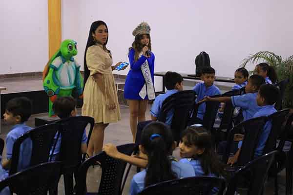 Silvana Ossa Narváez lidera actividades pedagógicas en colegios públicos de Santa Marta. Foto derechos reservados EL INFORMADOR 