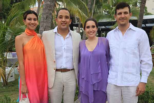 María Paula Castañeda, Eduardo DiazGranados, Isabella Zúñiga y Ricardo Noguera.