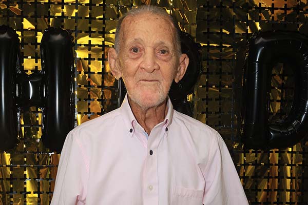 Edilberto Rafael Rada López celebró sus 95 años.