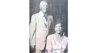 'Pepe' Vives Campo, junto a su esposa, Rosa Lacouture Dangond.