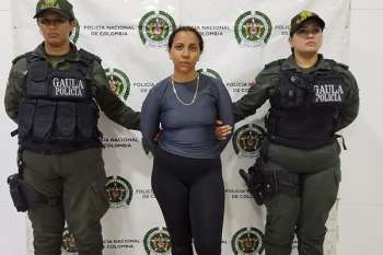 Deisy Beatriz Bragin Medina fue capturada en medio de un operativo desarrollado por la Policía Metropolitana de Santa Marta.