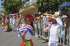 La tradicional danza del Pilón también estuvo presente en el desfile folclórico de la Fiesta del Mar y se robó los aplausos de los asistentes al evento.