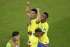 Casemiro celebra su gol en el partido que le dio el triunfo a Brasil ante Suiza en el estadio 974 en Doha.