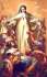 La Virgen de La Merced se le aparece a San Pedro Nolasco para animarlo a seguir liberando a los cristianos esclavos.